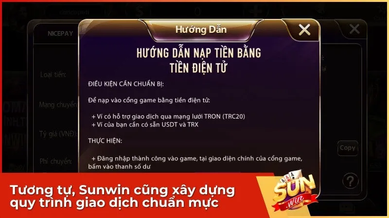 Tương tự, Sunwin cũng xây dựng quy trình giao dịch chuẩn mực